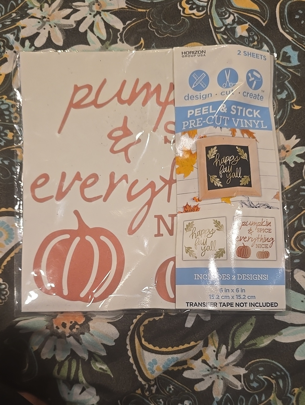 ❤️10/$10 New Fall Peel And Stick Pre Cut Vinyl Transfer Stickers